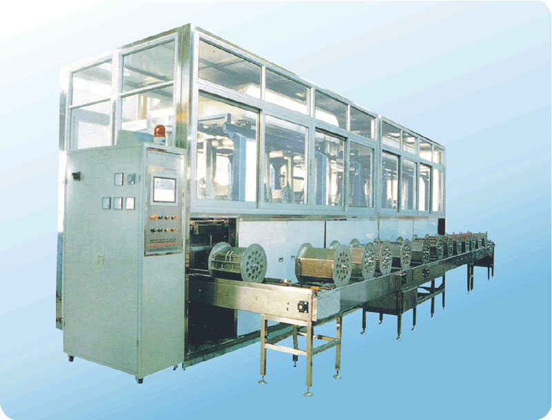 全自動高壓噴淋超聲波清洗機(jī)